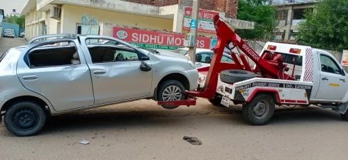 Accident car towing in Choutuppal